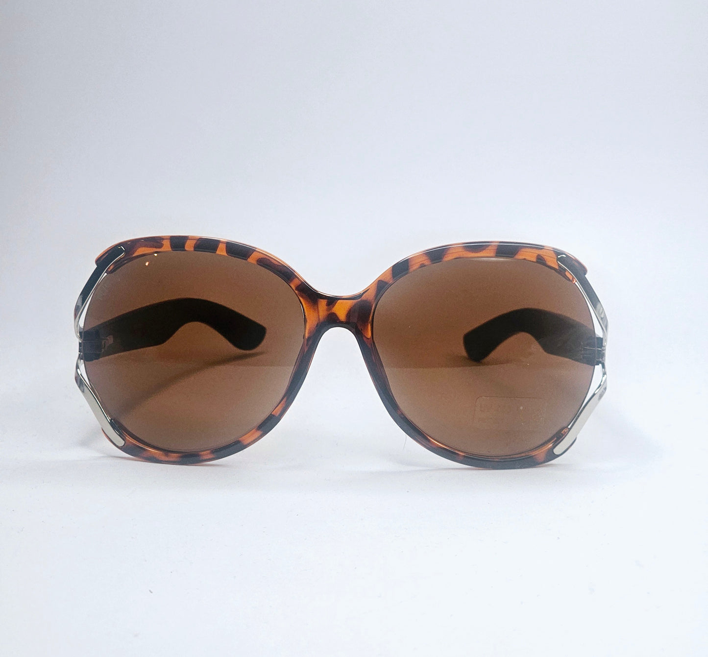 Nesian Womens Round Shades (Leopard)